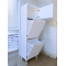 AZZURİ Furniture Çamaşır Sepetli Banyo Dolabı 2 Sepetli Çok Amaçlı Dolap Beyaz AZZURİ Furniture Çamaşır Sepetli Banyo Dolabı 2 Sepetli Çok Amaçlı Dolap Beyaz