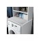 AZZURİ Furniture Çamaşır Makinesi Dolabı 3 Gözlü Kapaklı Banyo Dolabı Beyaz AZZURİ Furniture Çamaşır Makinesi Dolabı 3 Gözlü Kapaklı Banyo Dolabı Beyaz